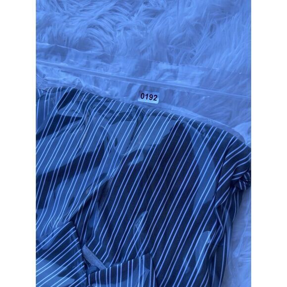 Lafayette 148 New York Blouse Green Striped Jake Cotton Button Down Shirt XL - Picture 12 of 12